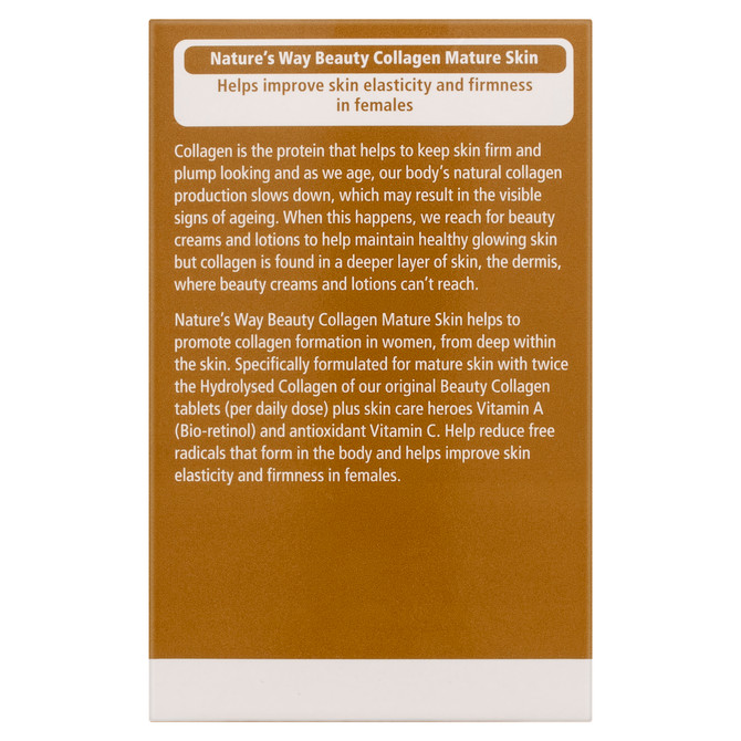 Nature's Way Beauty Collagen Mature Skin 60 Tablets