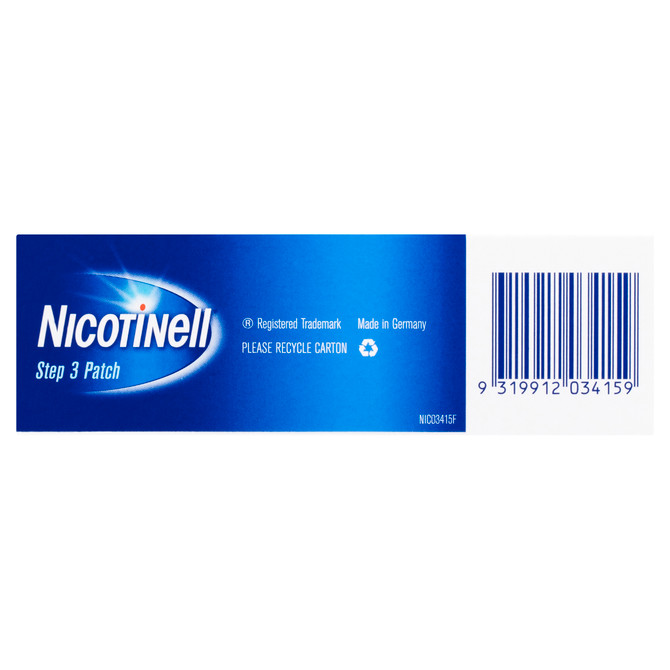 Nicotinell Stop Smoking Step 3 Patch 7mg 28 Pack