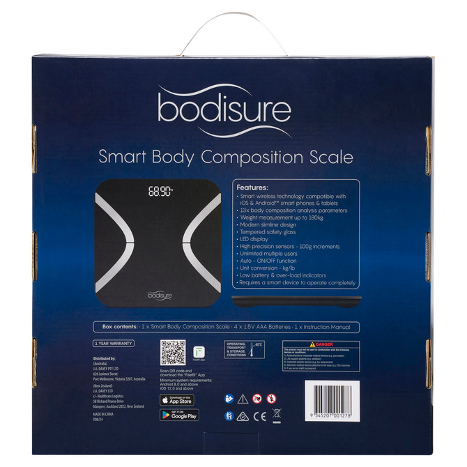 Bodisure Smart Body Composition Scale (BBC200-BK)