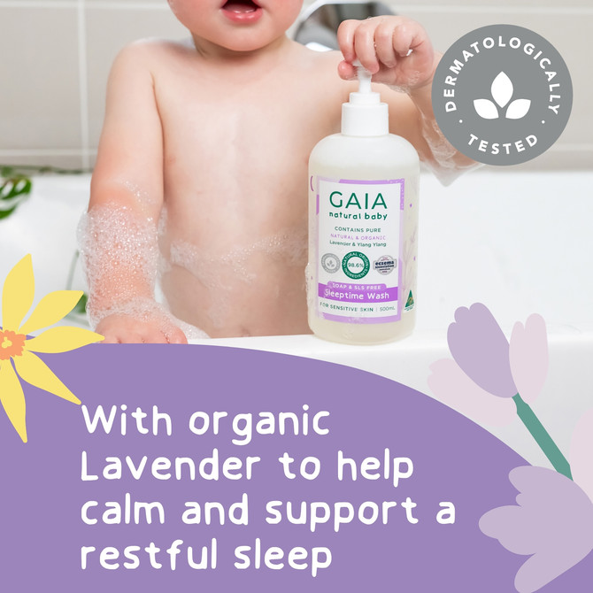 GAIA Natural Baby Sleeptime Wash 500mL