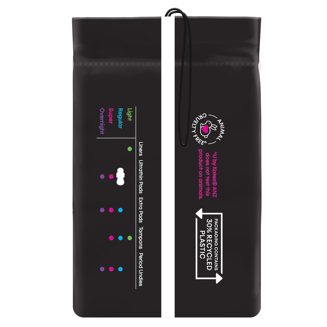 U by Kotex Sport Ultrathin Pads Super with Wings 10 Pack