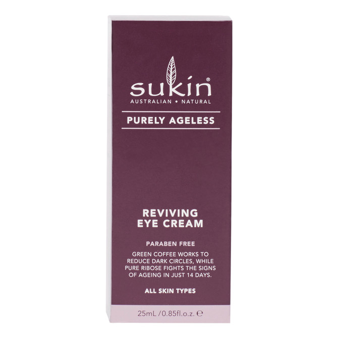 Sukin Purely Ageless Reviving Eye Cream 25ml 24s