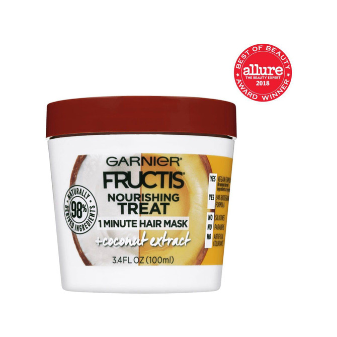 Garnier Fructis Nourishing Treat + Coconut Extract 1 Minute Hair Mask 100ml