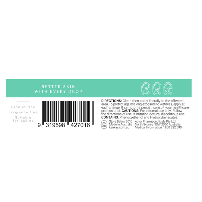 Kenkay Dual Purpose Zinc & Castor Oil Cream Jar 100g