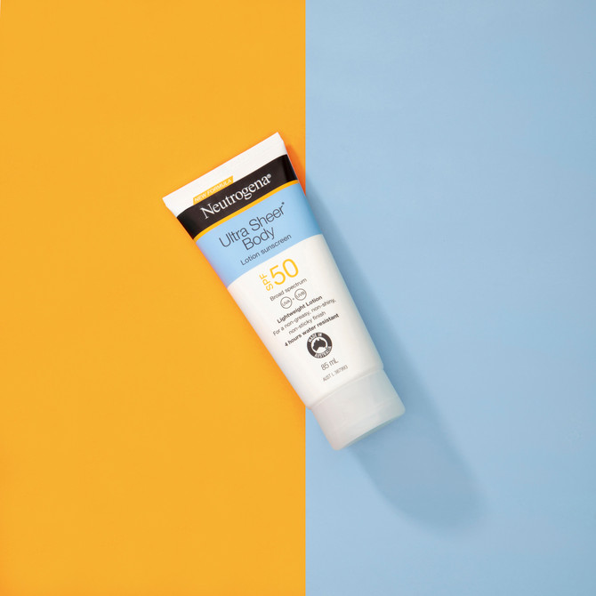 Neutrogena Ultra Sheer Body Lotion Sunscreen SPF50 85ml