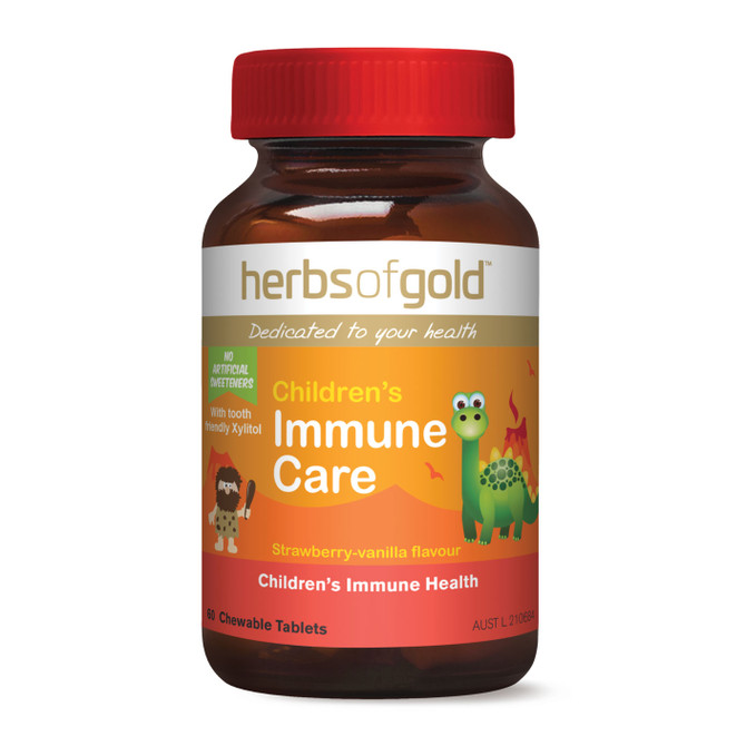 Herbs Of Gold Childrens Immune Care 60 Chewable Tablets