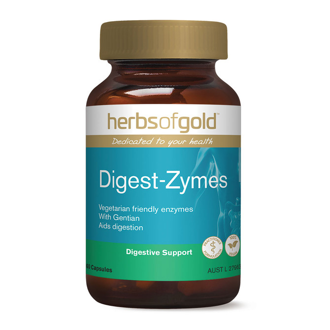 Herbs Of Gold Digest-Zymes 60 Capsules