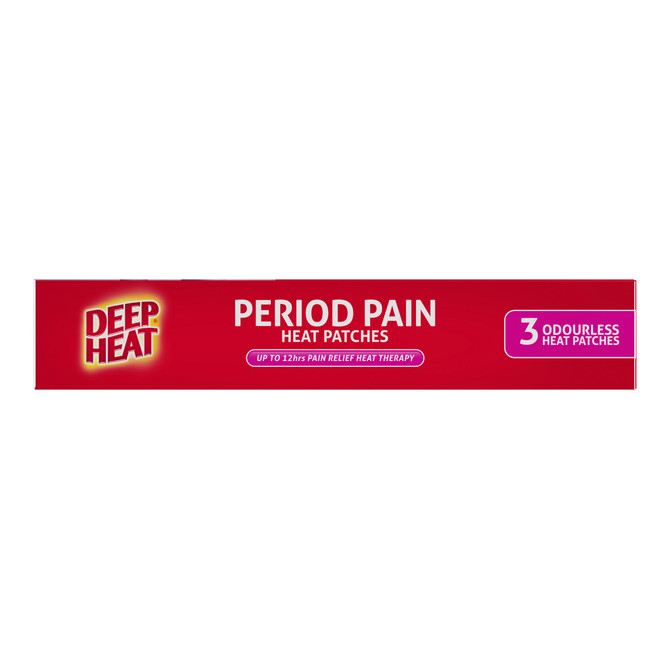 Deep Heat Period Pain Heat Patches 3pk
