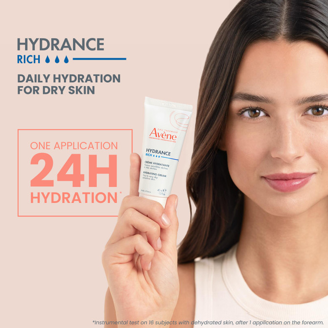 Avène Hydrance Rich Hydrating Cream 40ml - Moisturiser for dehydrated skin