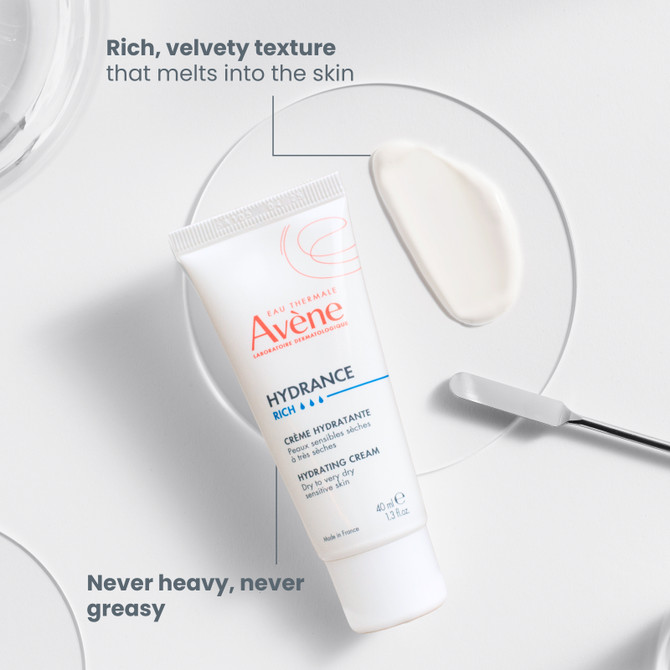 Avène Hydrance Rich Hydrating Cream 40ml - Moisturiser for dehydrated skin