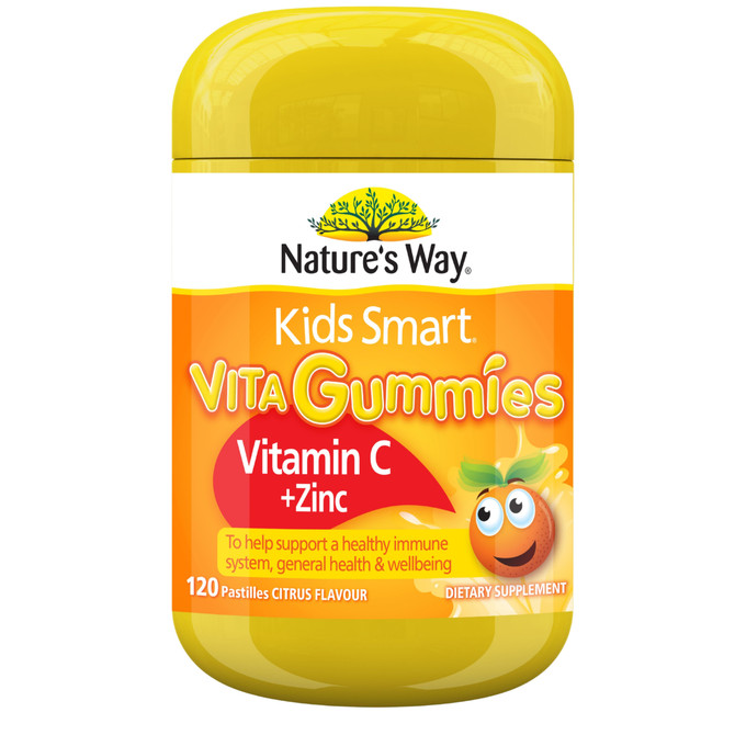 Nature's Way Kids Smart Vita Gummies Vitamin C + Zinc 120's
