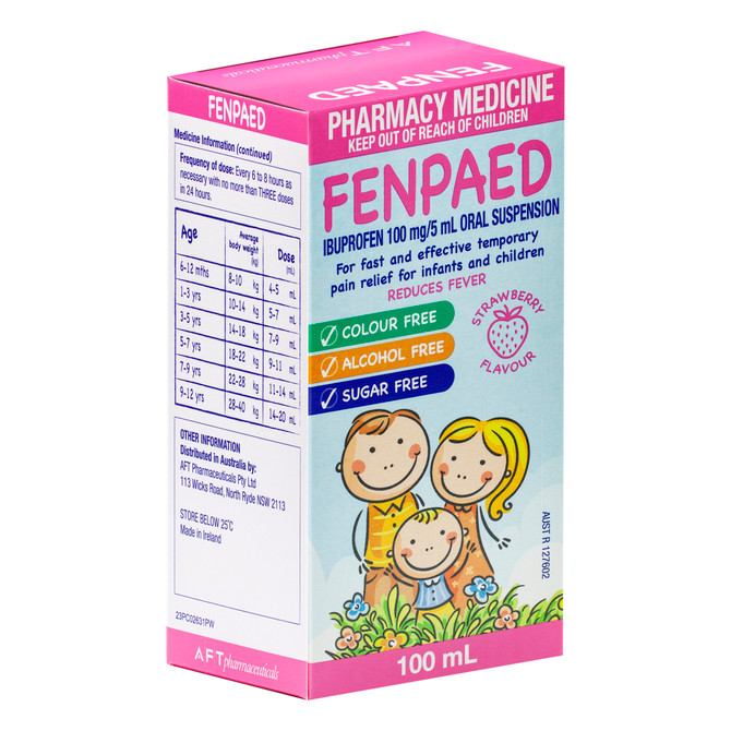 Fenpaed® Strawberry Flavour 100mL
