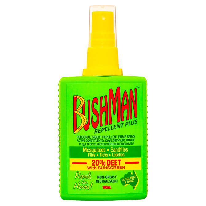 Bushman Repellent Plus 20% DEET with Sunscreen 100mL