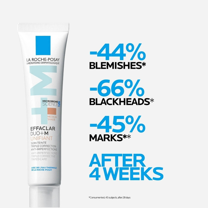 La Roche-Posay Effaclar DUO +M Unifiant Medium Tinted Moisturiser 40ml