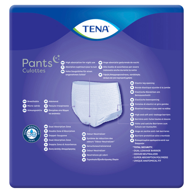 Tena Pants Plus Night Large (L) 12 Pack