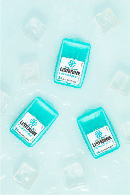 Listerine Pocketpaks Oral Care Strips Cool Mint Value Pack 72