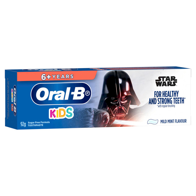 Oral-B Kids Star Wars 6+ Years Clean Mild Mint Toothpaste 92g