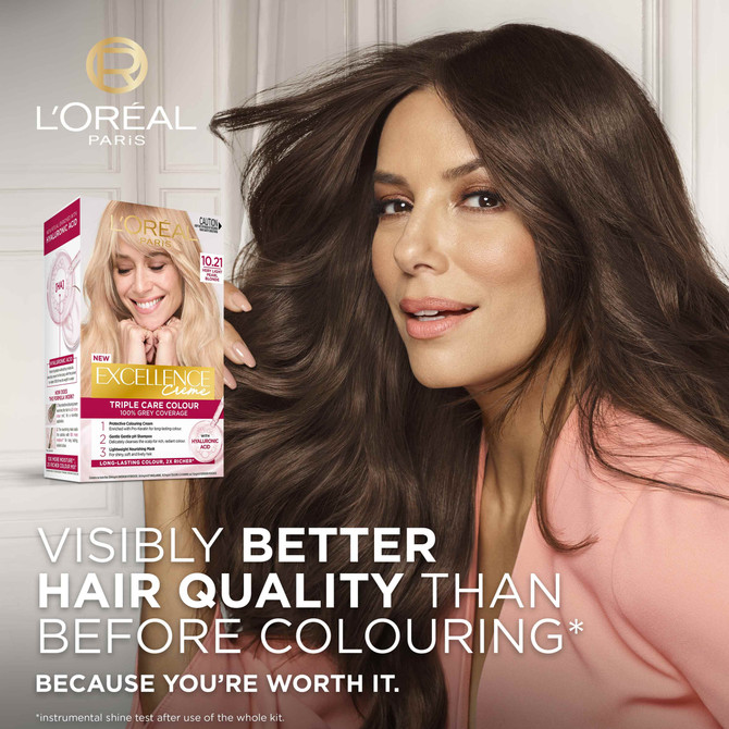 L'Oréal Paris Excellence Crème Permanent Hair Colour - 10.21 Very Light Pearl Blonde