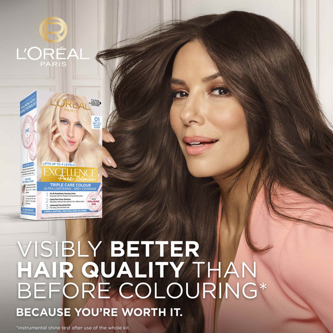 L'Oréal Paris Excellence Crème Permanent Hair Colour - 01 Very Light Natural Blonde