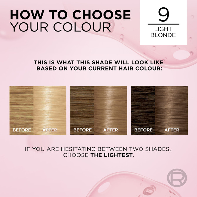L'Oréal Paris Excellence Crème Permanent Hair Colour - 9 Light Blonde