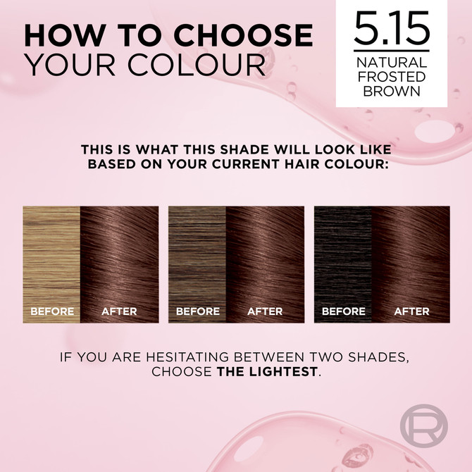 L'Oréal Paris Excellence Crème Permanent Hair Colour - 5.15 Natural Frosted Brown