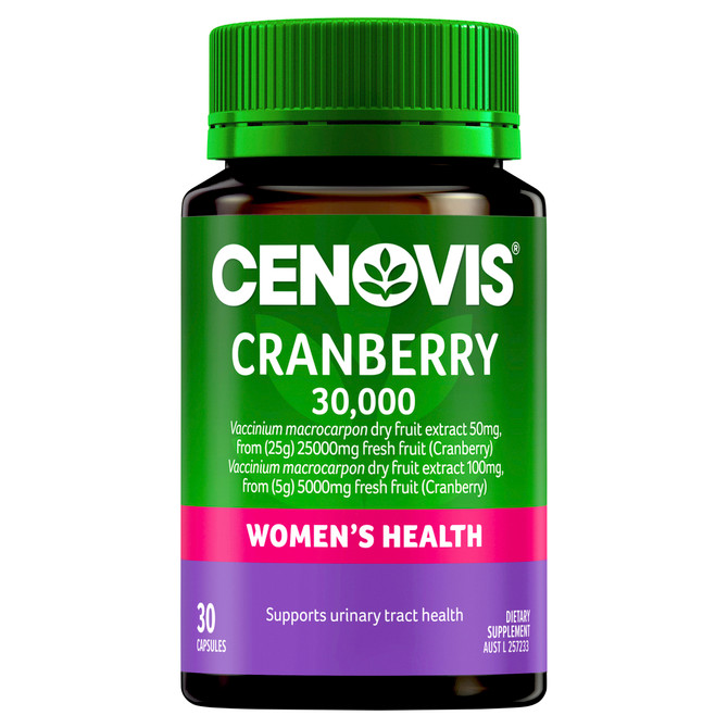 Cenovis Cranberry 30,000 30 Capsules