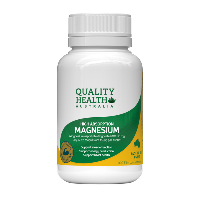 Quality Health Australia High Absorption Magnesium 100s