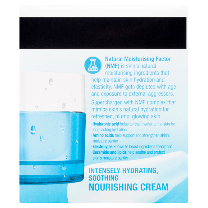 Neutrogena® Hydro Boost® Hyaluronic Acid Nourishing Cream 50g – Rich Hydrating Face Moisturiser with Amino Acids, Ceramide & Electrolytes for Dry & Sensitive Skin