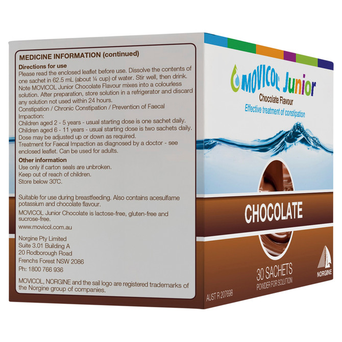 MOVICOL® JUNIOR CHOCOLATE FLAVOUR 30s