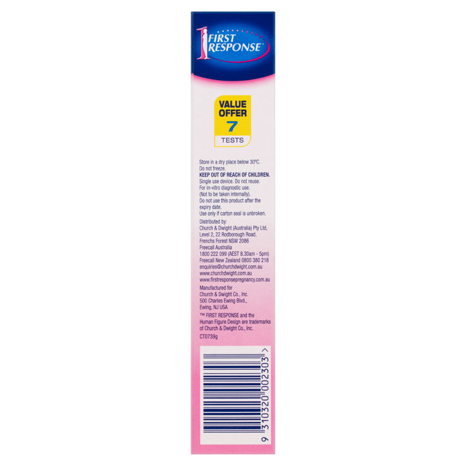 First Response Instream Pregnancy Test 7 Pack