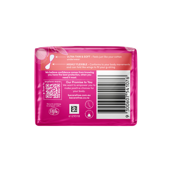 Carefree Barely There Unscented Liners 42 Pack