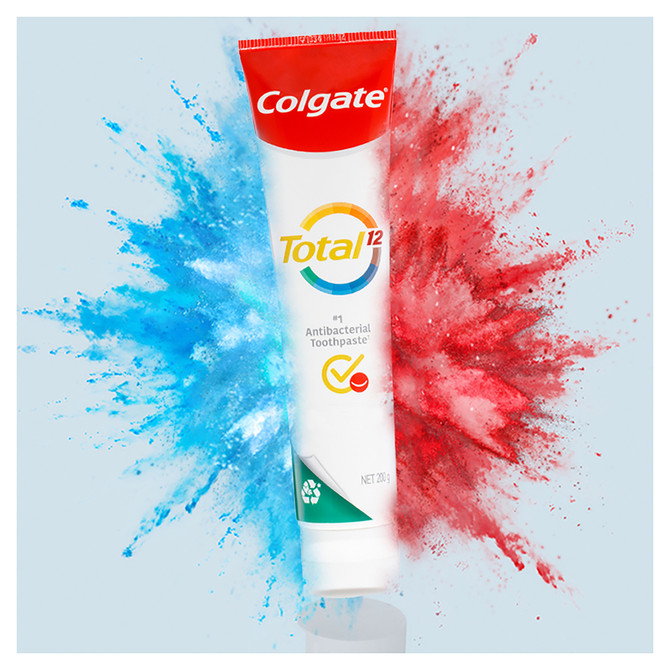 Colgate Total Advanced Clean Antibacterial Toothpaste 200g, Whole Mouth Health, Multi Benefit