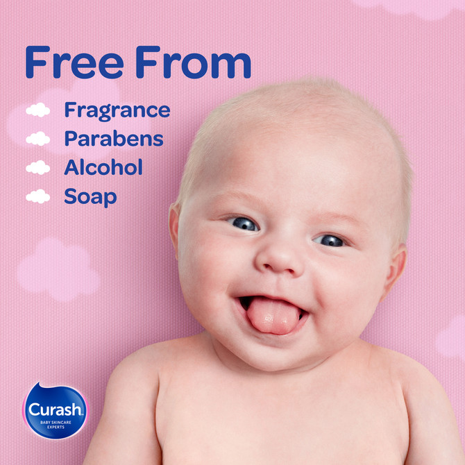 Curash Sensitive Fragrance Free Baby Wipes 20 Pack