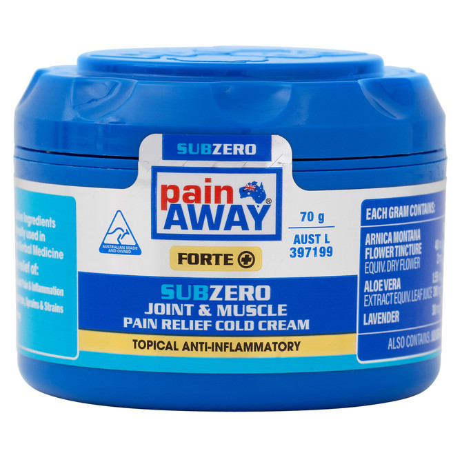 Pain Away Forte SubZero Joint & Muscle Pain Relief Cold Cream 70g