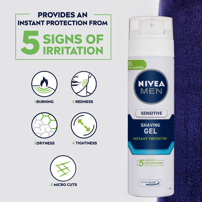 NIVEA NIVEA MEN Sensitive Shaving Gel 200ml