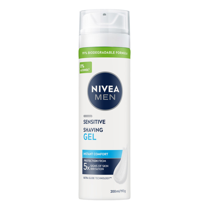 NIVEA MEN Sensitive Shaving Gel 200mL