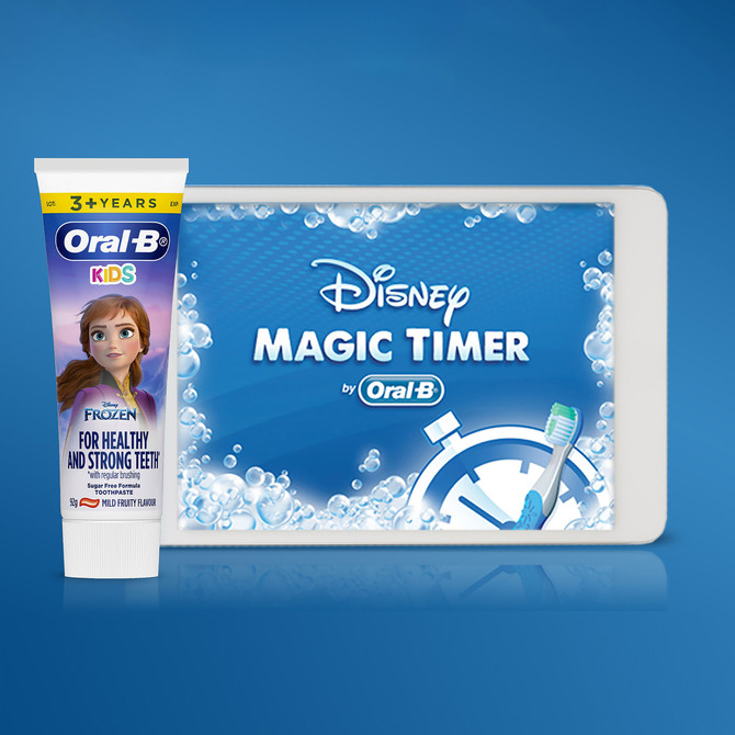 Oral-B Frozen Kids Clean 3+ Years Toothpaste, 92g