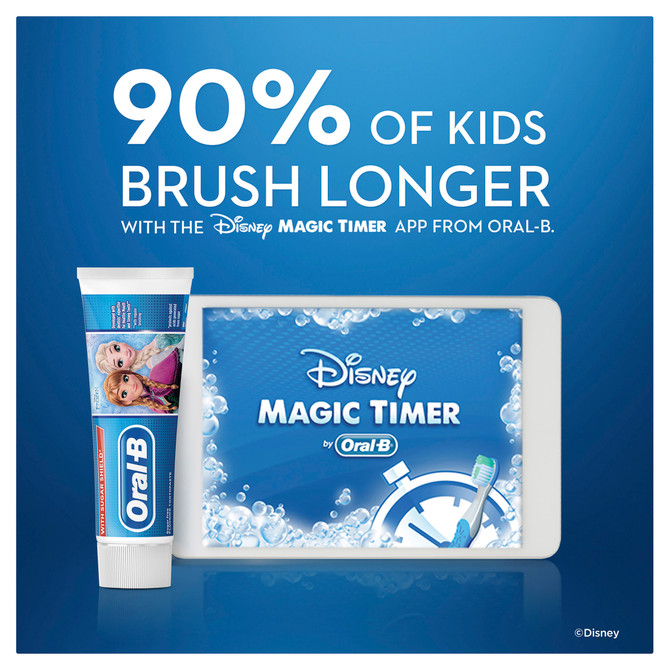 Oral-B Kids Frozen Blue for 3+years Toothpaste, 92g