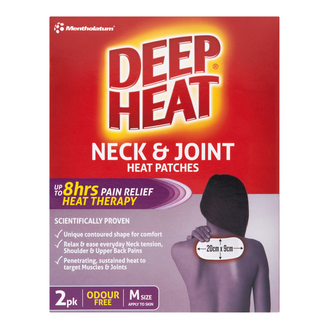 Deep Heat Neck & Joint Heat Patches 2pk