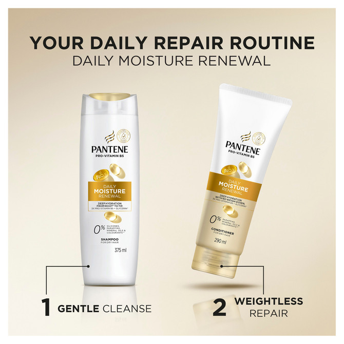 Pantene Pro-V Shampoo Daily Moisture Renewal 375ml