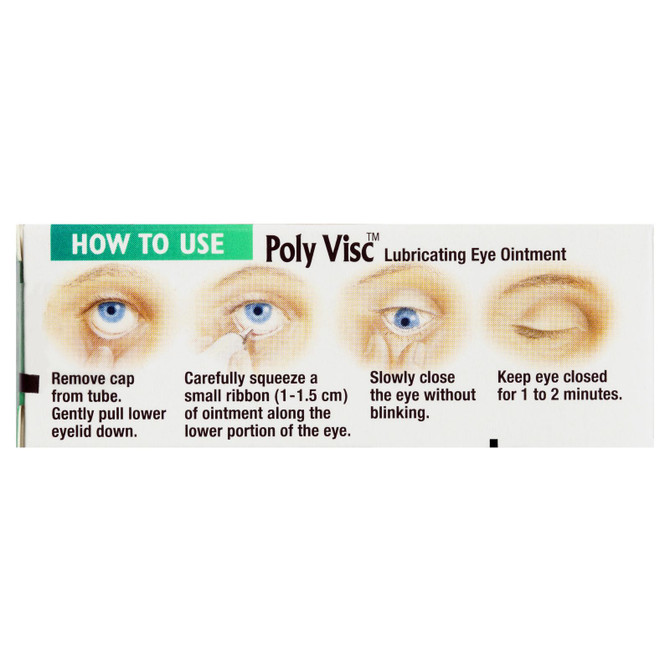 Poly Visc Lubricating Dry Eye Ointment 3.5g