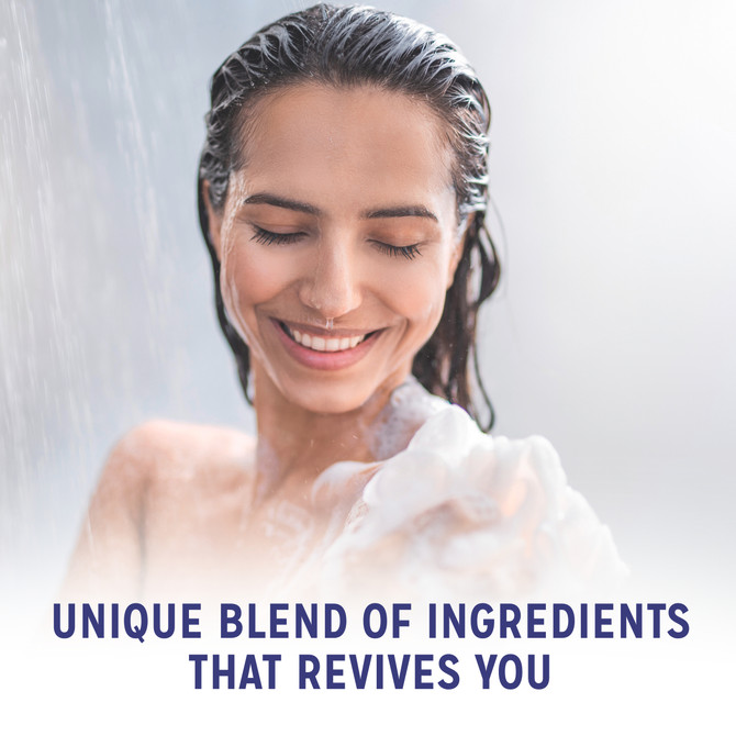 Radox Shower Gel for a reviving shower Feel Oxygenated body wash with grapefruit & cedarwood fragrance 1 L