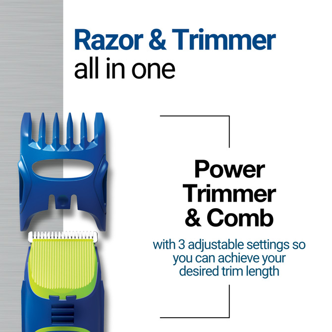 Schick Styling Mate Face & Body Groomer Handle + 1 Refill