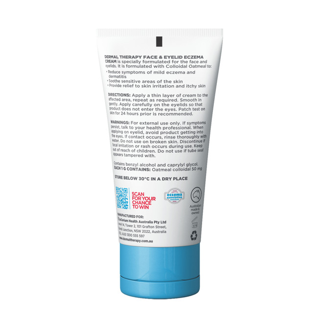 Dermal Therapy Face & Eyelid Eczema Cream 40g