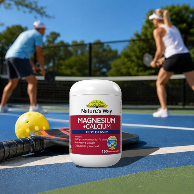 Nature's Way Magnesium + Calcium 150 Tablets