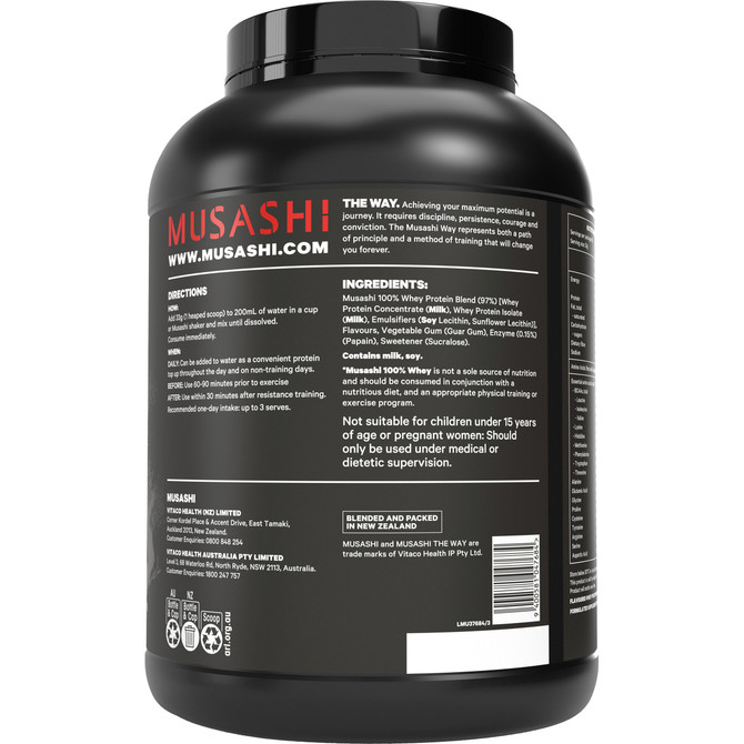 Musashi 100% Whey Vanilla Milkshake 2kg