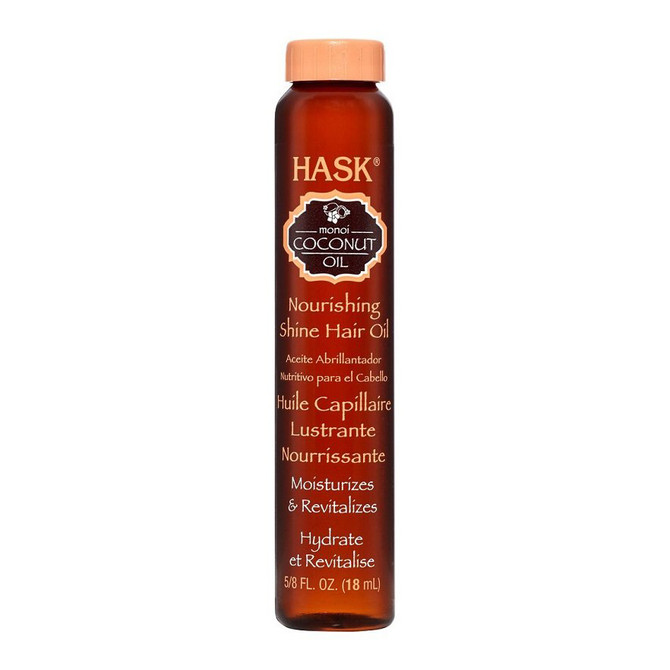 Hask Monoi Coconut Oil Nourishing Shine Hair Oil 18ml