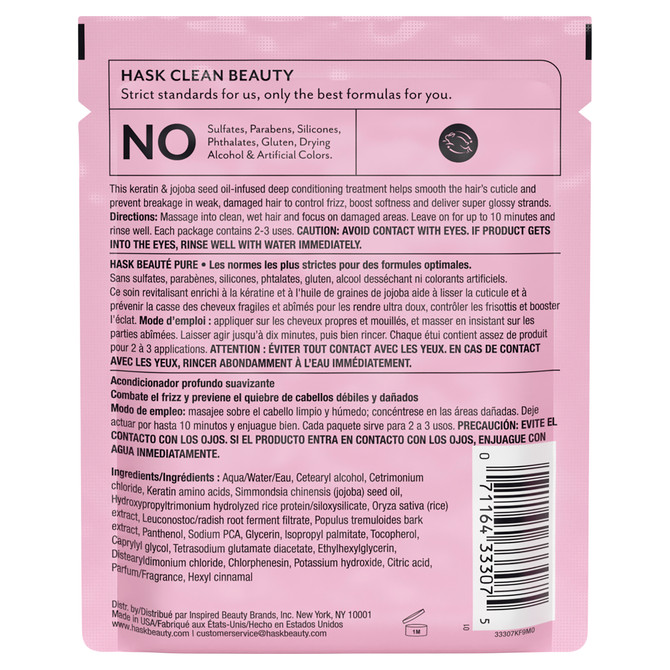 HASK Keratin Smooth Smoothing Deep Conditioner 50g