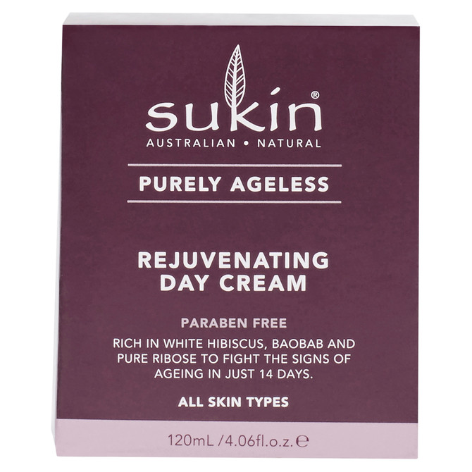 SUKIN PURELY AGELESS REJUVENATING DAY CREAM 120ML