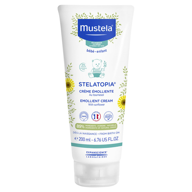 Mustela Stelatopia Emollient Cream - for eczema-prone skin - 200ml